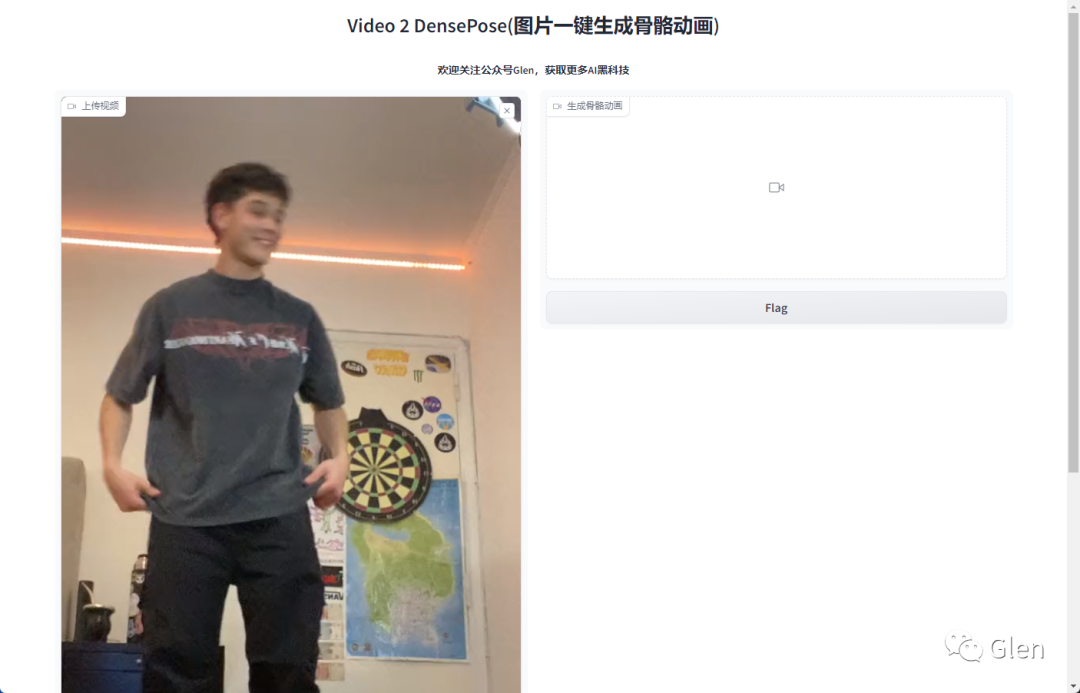 AI一键生成骨骼动画Vid2DensePose懒人包来了