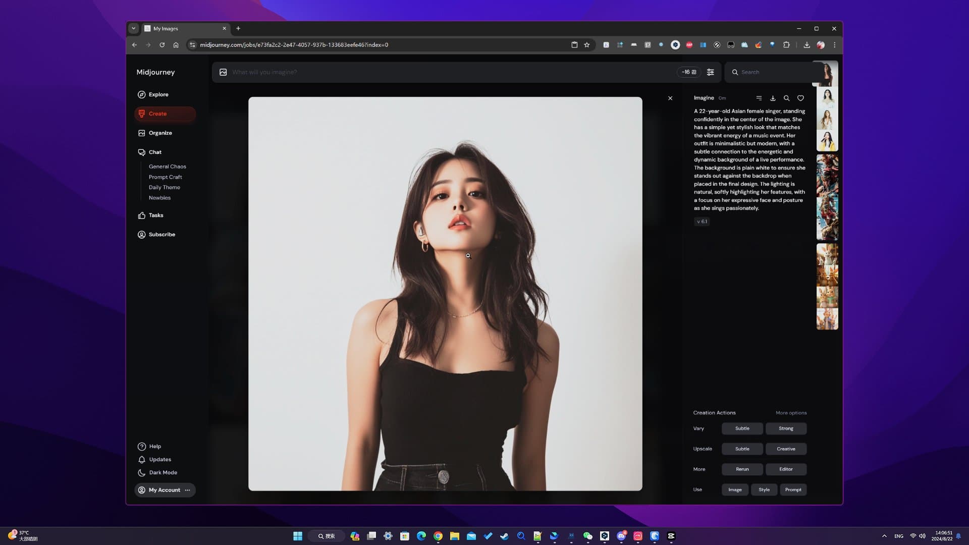 Midjourney新用户注册赠20 积分，全年累计约1825 张免费，内附新手入门教程