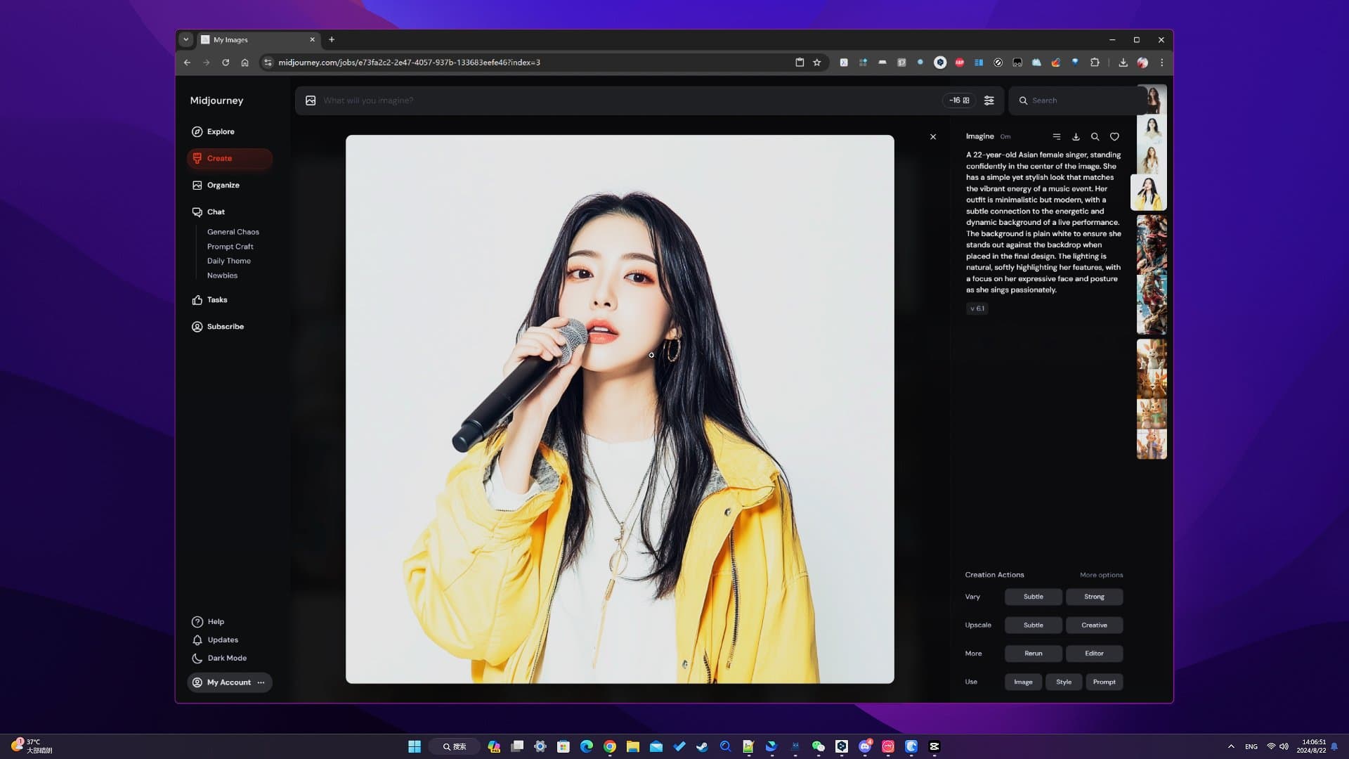 Midjourney新用户注册赠20 积分，全年累计约1825 张免费，内附新手入门教程