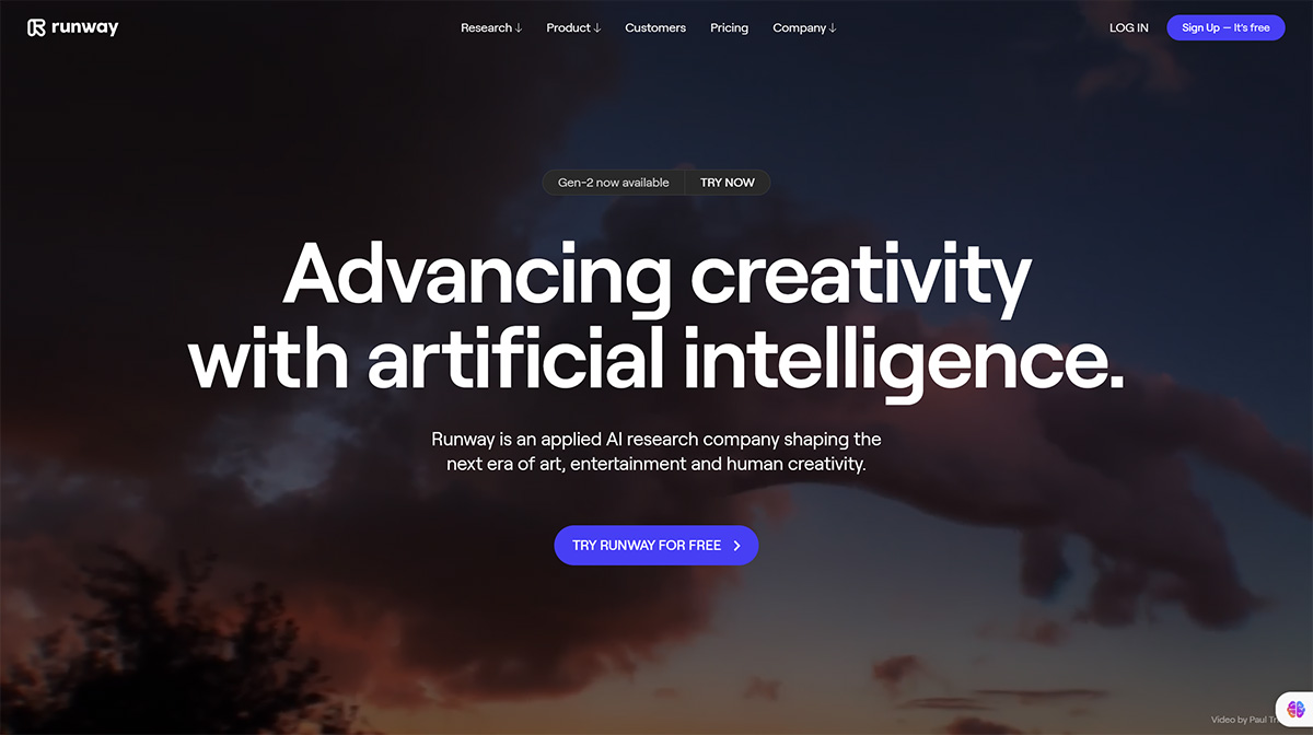 Runway--AI视频内容生成工具